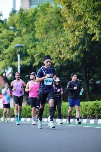Race photo from KEMLU RUN 2025