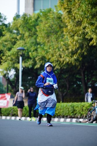 Race photo from KEMLU RUN 2025