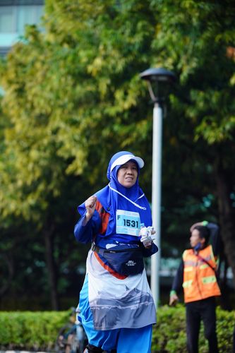 Race photo from KEMLU RUN 2025