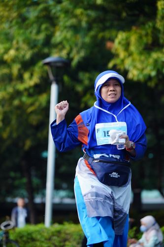 Race photo from KEMLU RUN 2025
