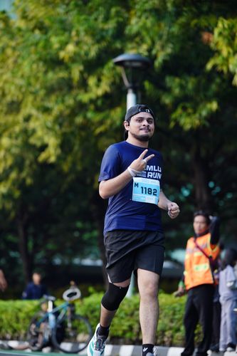 Race photo from KEMLU RUN 2025