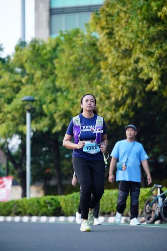 Race photo from KEMLU RUN 2025