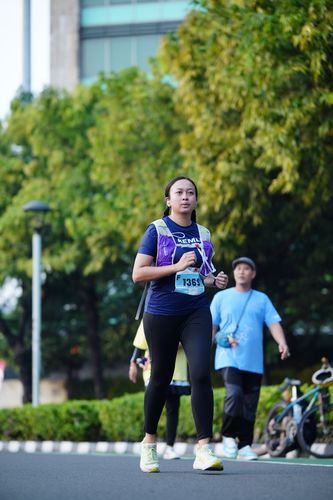 Race photo from KEMLU RUN 2025