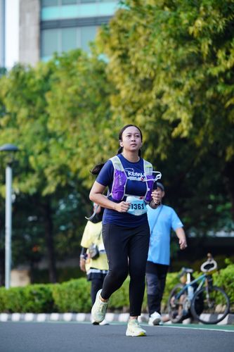 Race photo from KEMLU RUN 2025