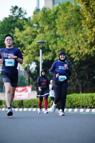 Race photo from KEMLU RUN 2025
