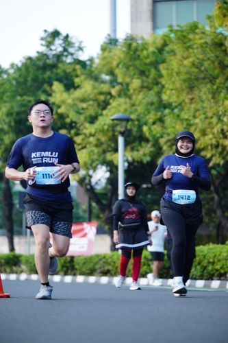 Race photo from KEMLU RUN 2025