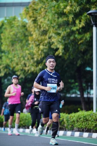 Race photo from KEMLU RUN 2025