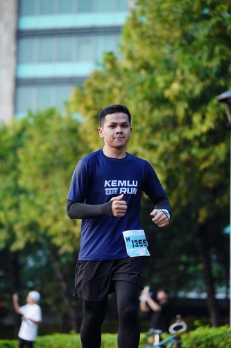 Race photo from KEMLU RUN 2025
