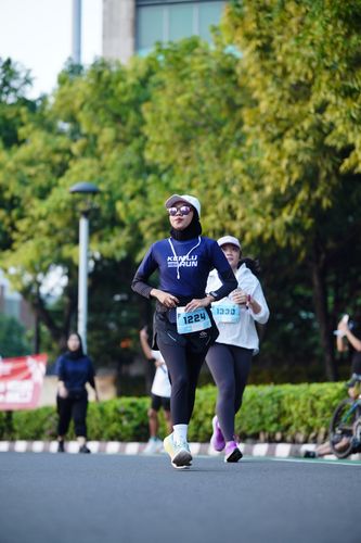 Race photo from KEMLU RUN 2025
