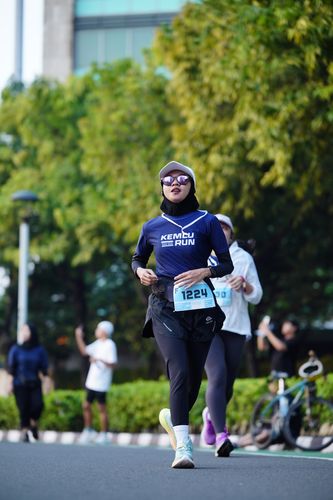 Race photo from KEMLU RUN 2025