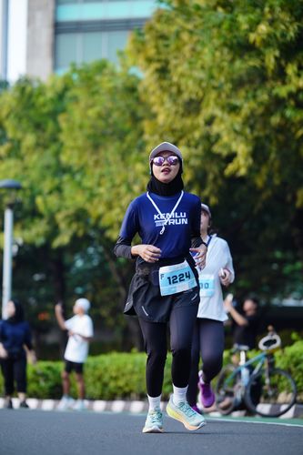 Race photo from KEMLU RUN 2025