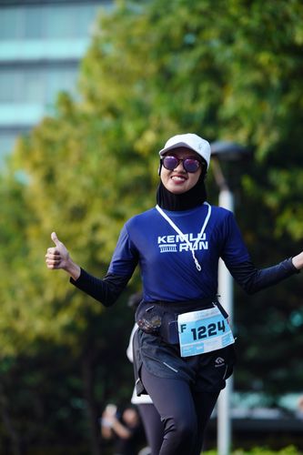 Race photo from KEMLU RUN 2025