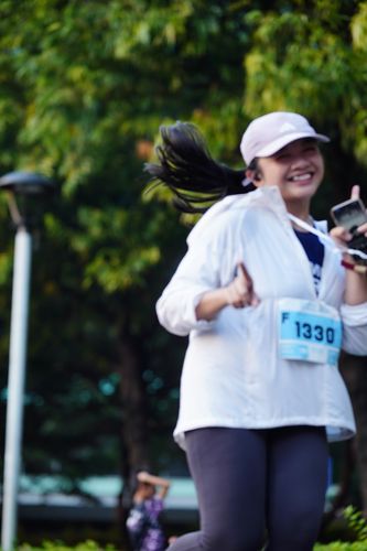 Race photo from KEMLU RUN 2025