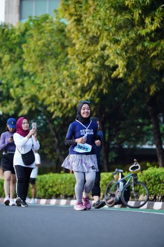 Race photo from KEMLU RUN 2025