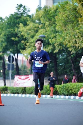 Race photo from KEMLU RUN 2025