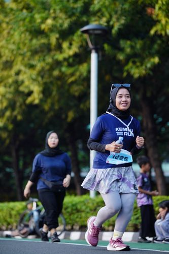 Race photo from KEMLU RUN 2025