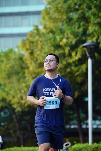 Race photo from KEMLU RUN 2025