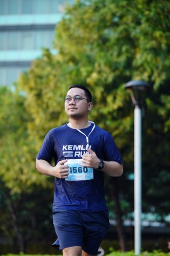 Race photo from KEMLU RUN 2025