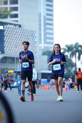Race photo from KEMLU RUN 2025