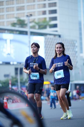 Race photo from KEMLU RUN 2025