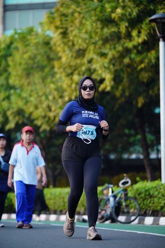 Race photo from KEMLU RUN 2025