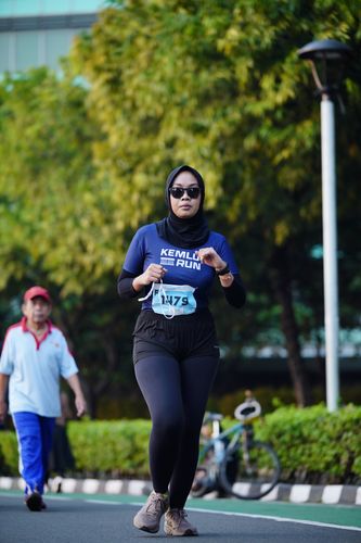 Race photo from KEMLU RUN 2025