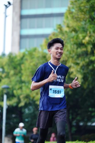 Race photo from KEMLU RUN 2025