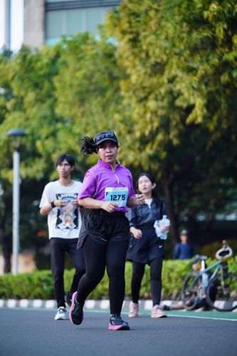 Race photo from KEMLU RUN 2025