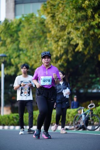 Race photo from KEMLU RUN 2025