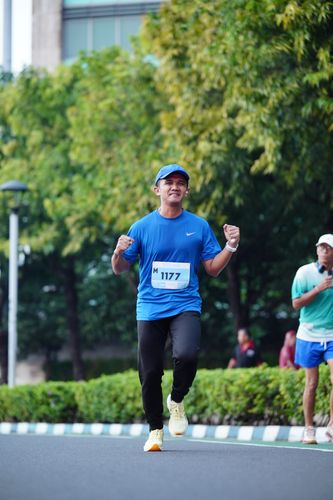 Race photo from KEMLU RUN 2025
