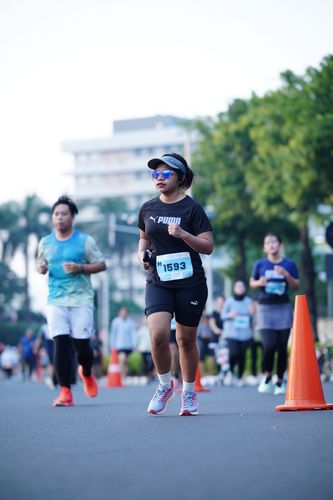 Race photo from KEMLU RUN 2025