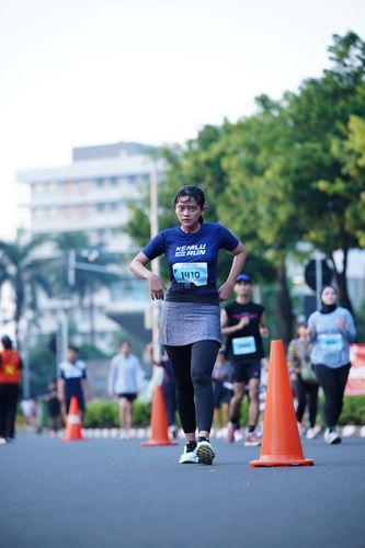 Race photo from KEMLU RUN 2025