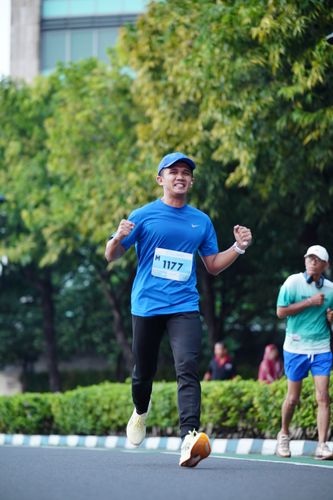 Race photo from KEMLU RUN 2025
