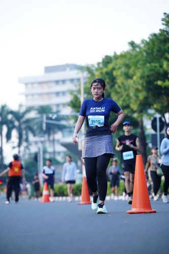 Race photo from KEMLU RUN 2025