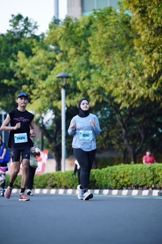 Race photo from KEMLU RUN 2025
