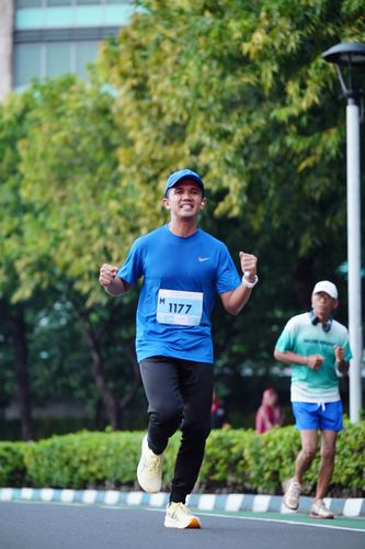 Race photo from KEMLU RUN 2025