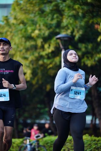 Race photo from KEMLU RUN 2025