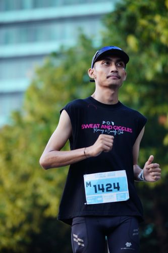 Race photo from KEMLU RUN 2025
