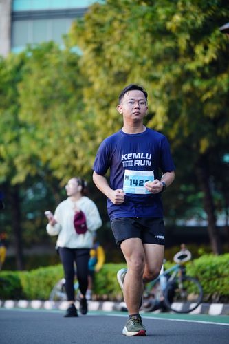 Race photo from KEMLU RUN 2025