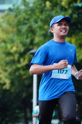 Race photo from KEMLU RUN 2025