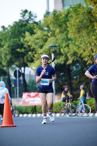 Race photo from KEMLU RUN 2025