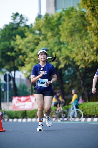 Race photo from KEMLU RUN 2025
