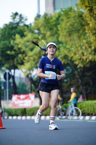 Race photo from KEMLU RUN 2025