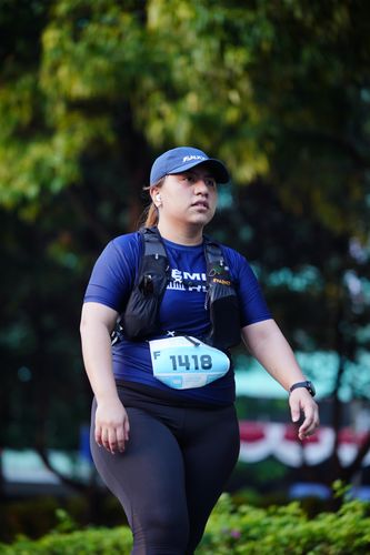 Race photo from KEMLU RUN 2025