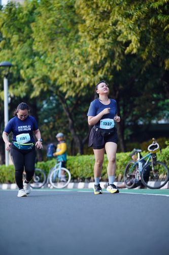 Race photo from KEMLU RUN 2025