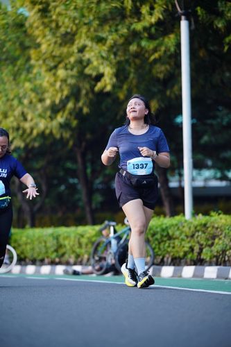 Race photo from KEMLU RUN 2025