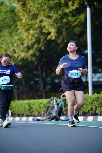 Race photo from KEMLU RUN 2025