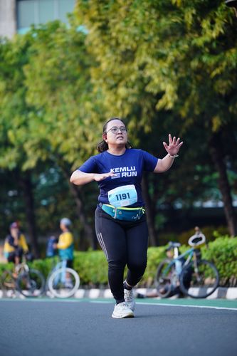 Race photo from KEMLU RUN 2025