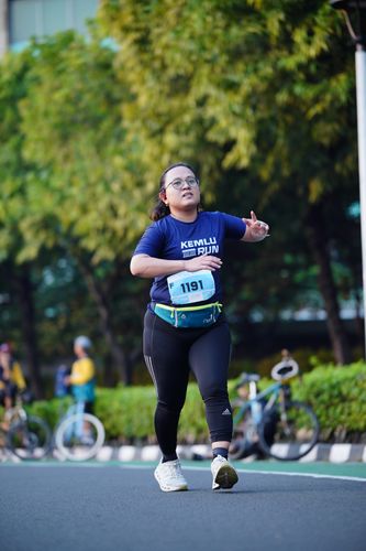 Race photo from KEMLU RUN 2025