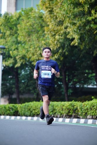 Race photo from KEMLU RUN 2025